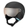 Casco da sci BOLLE QUIZ VISOR (Nero Blu Opaco - Arancio Gun Cat 2) Junior