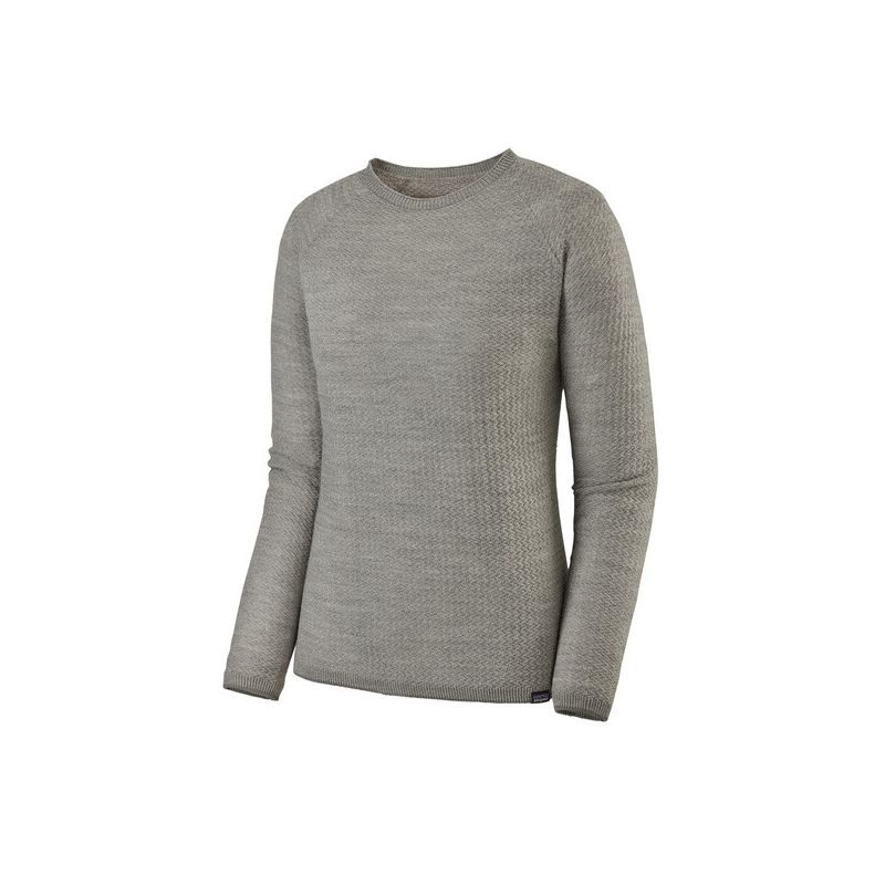 Patagonia Capilene Air Crew Sweatshirt (Feather Grey Birch White) kvinner