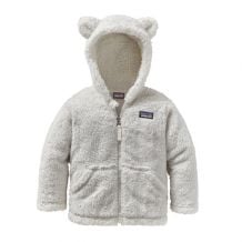 Fleece til børn Patagonia Furry Friends Hoody (Birch White)