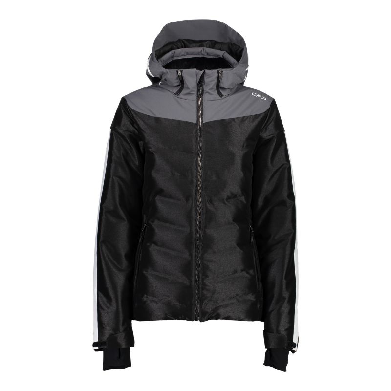 CMP Woman Jacket vetoketjullinen huppu (noir)