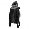 Woman Jacket Zip Hood Cmp NERO