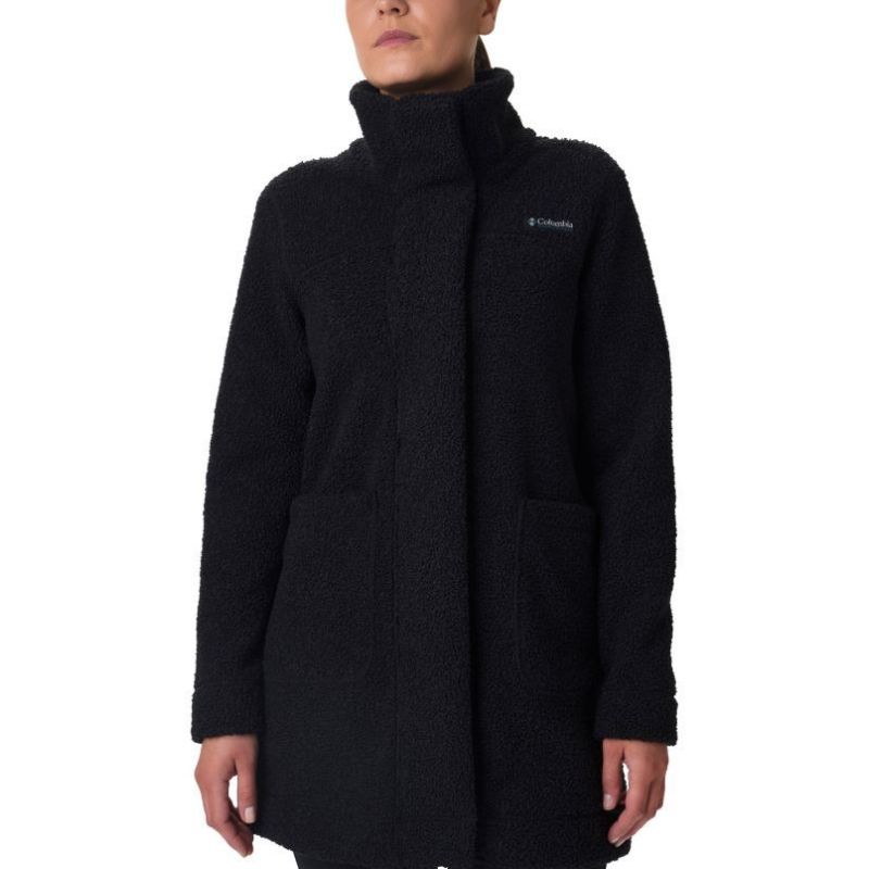 Columbia Panorama Abrigo Largo (negro) - Mujer