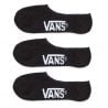 Calcetines VANS Classic Super No Show 3 Pares - 39.5-42.5 (Negro)