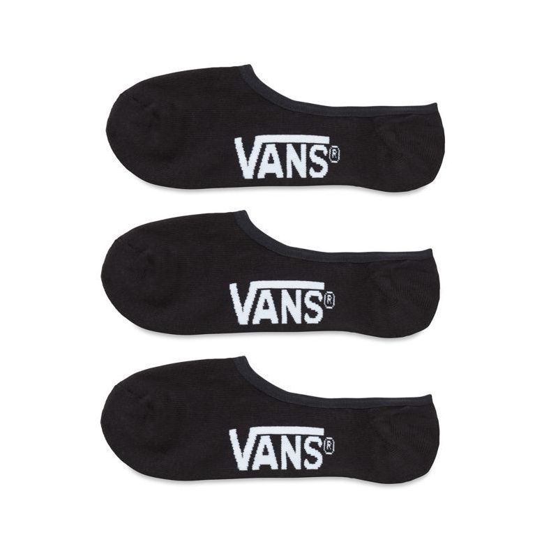 VANS Classic Super No Show 3 paar sokkenpakket - 39.5-42.5 (zwart)
