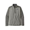 Pull-over homme Better Sweater 1/4 Zip Patagonia (Nickel w / Forge Grey)