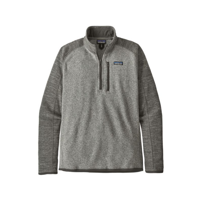 Pull-over homme Better Sweater 1/4 Zip Patagonia (Nickel w / Forge Grey)