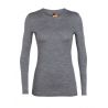 Sous vêtement ICEBREAKER Merino 200 Oasis Ls Crewe (Gristone heather) Femme