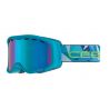 Cébé Cheeky Skimasker (Matblauw Lime Bruin Flash Blauw Cat.3) junior