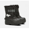 Sorel Childrens Snow Commander-black, Charcoal