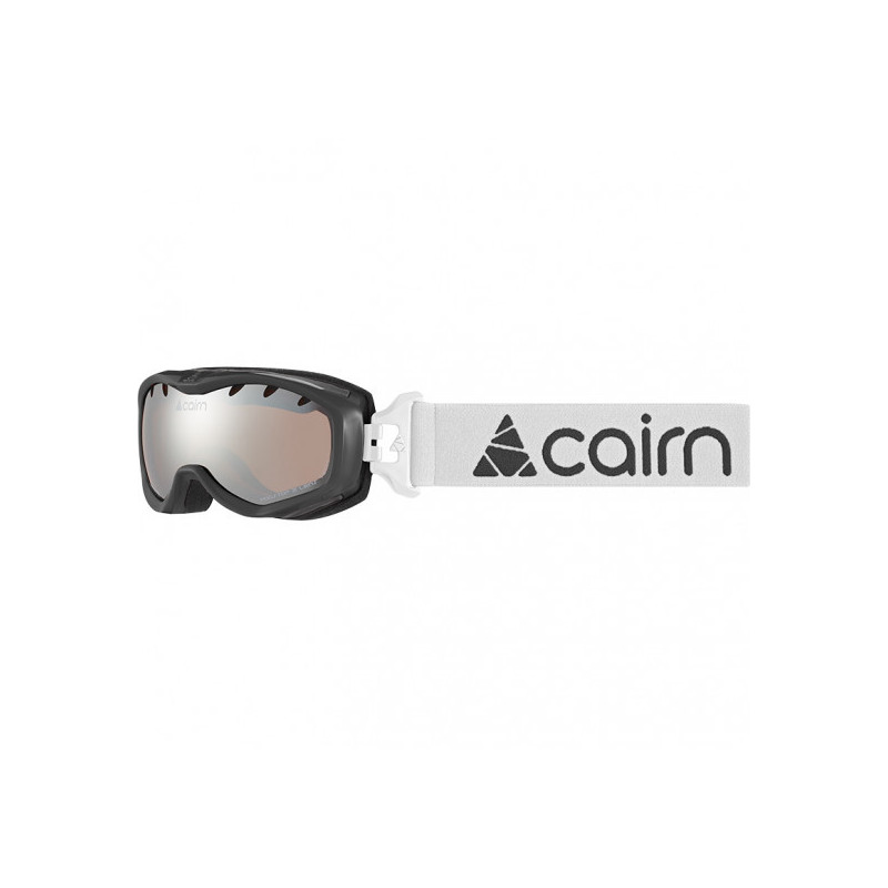 Masque de ski Cairn Rush Spx3 (glanzend zwart wit) junior