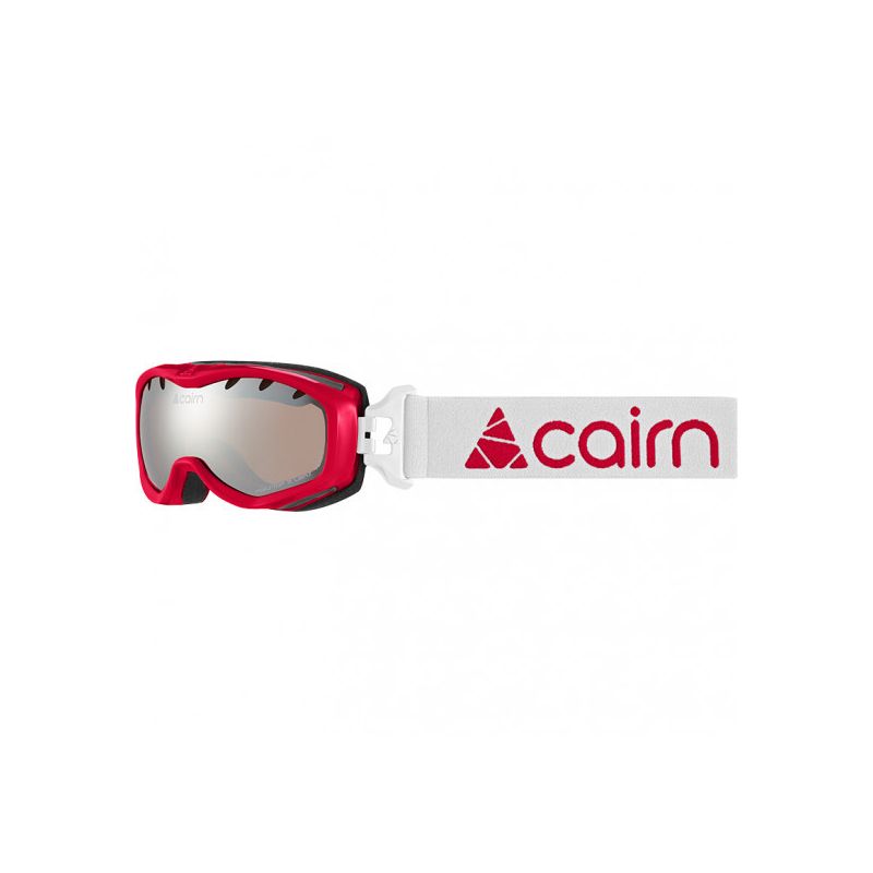Masque de ski Cairn Rush Spx3 (glanzend rood wit) junior