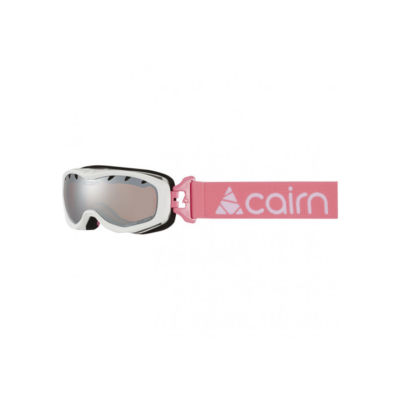 Cairn Rush Spx3 (Shiny White Candy Pink) Maschera da sci junior
