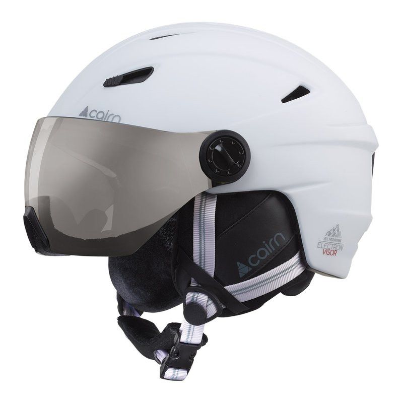 Casque visière CAIRN Electron Visor (Mat White)