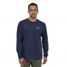 M's L/s P-6 Logo Responsibili-tee Black