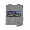Patagonia L/s P-6 Logo Responsibili-tee (Black)