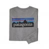 Patagonia L / s P-6 Logo Verantwortlicher (Schwarz)