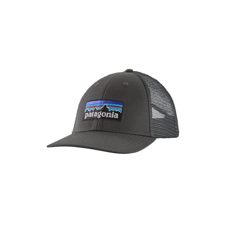 Cap Patagonia P-6 Logo Lopro Trucker Hat (Grigio Forgia)