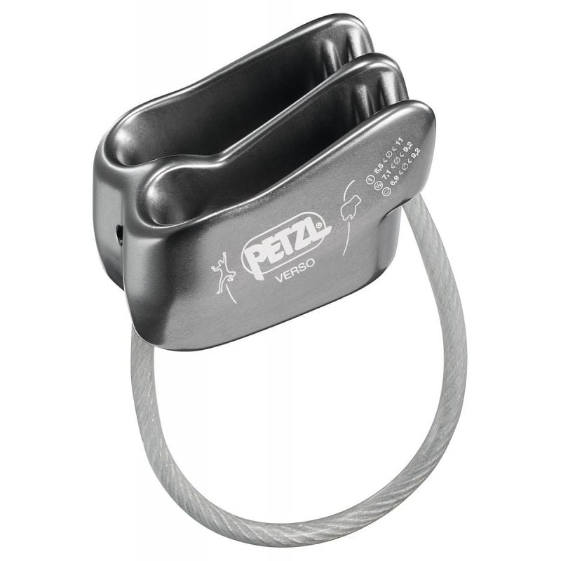 Absenkbare Sicherungsvorrichtung PETZL Verso (grau)