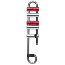 Descendeur PETZL RACK (gris/rouge)