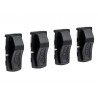 PETZL UNI ADAPT Clip adhésif pour la fixation d'une lampe frontale Petzl sur tout type de casque (pack de 4)
