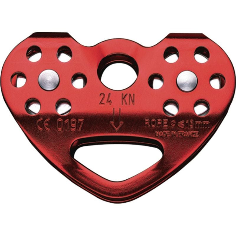 Doppia puleggia PETZL Tandem (rosso)