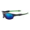Occhiali Uvex Sportstyle 507 (Nero opaco verde 2716) bambino
