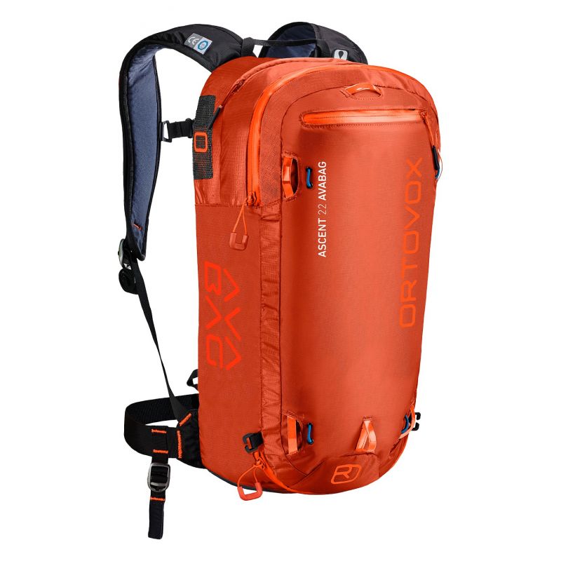 Airbag-rygsæk Ortovox ASCENT 22 med AVABAG (Desert Orange)