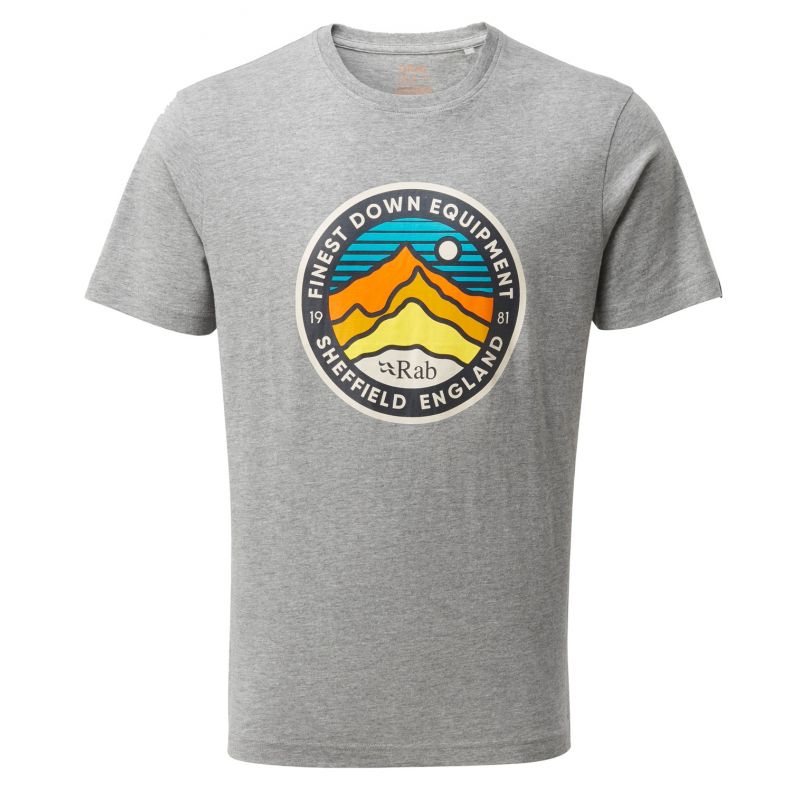 Rab Stance 3 Peaks SS (Gray Marl) miesten t-paita