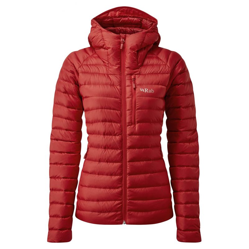 Dunjakke Rab Microlight Alpine (Ascent Red) kvinne