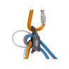 PETZL REVERSO® Assureur-descendeur polyvalent pour tous les diamètres de corde à simple (de 8,5 à 10,5 mm)
