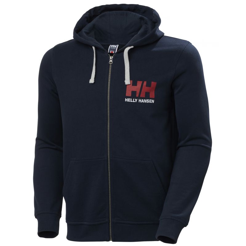 Sudadera con cremallera Helly Hansen Hh Logo Full Zip Hoodie (navy) Hombre