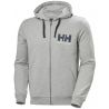Sudadera con cremallera Helly Hansen Hh Logo Full Zip Hoodie (grey Melange) Men