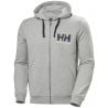 Sweat zippé HELLY HANSEN Hh Logo Full (grey Melange) Homme