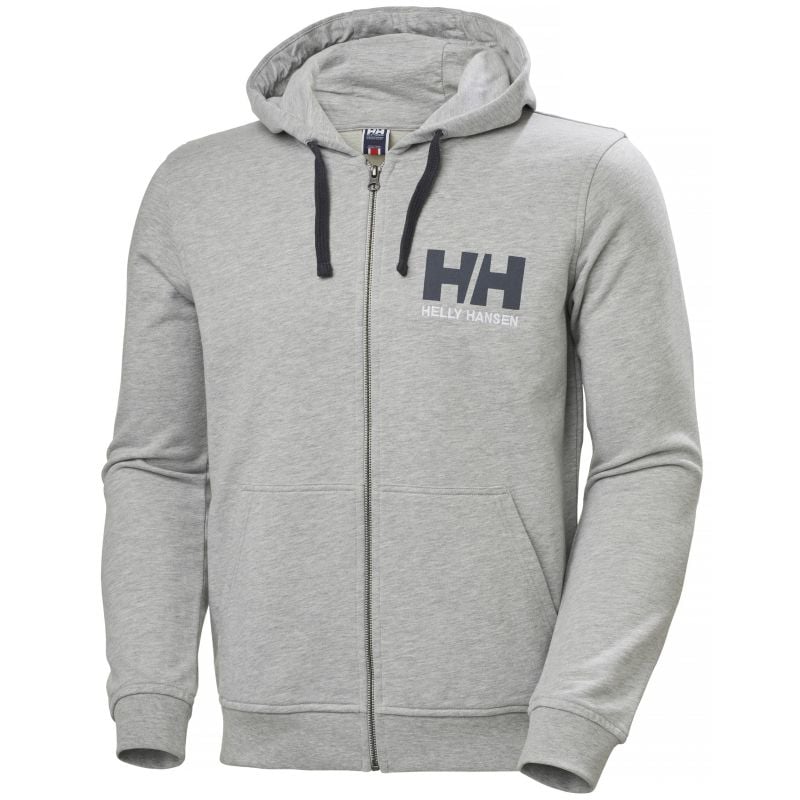 Sudadera con cremallera Helly Hansen Hh Logo Full Zip Hoodie (grey Melange) Men