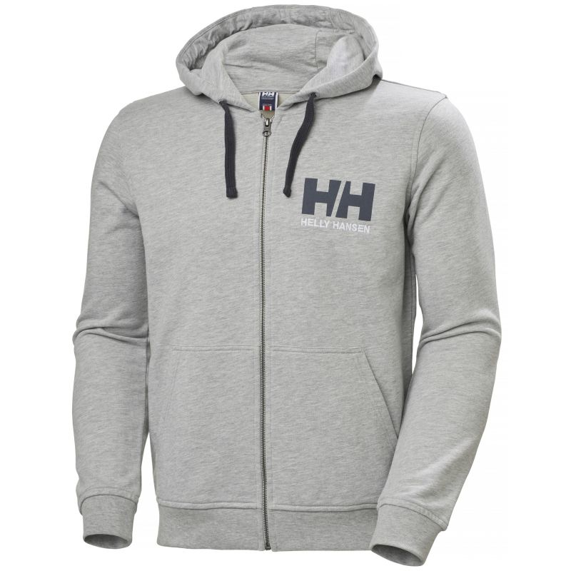 Sweat zippé HELLY HANSEN Hh Logo Full (grey Melange) Homme