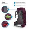 Osprey Renn 65 (Aurora Purple)