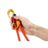 PETZL Sm'D Mousqueton asymétrique compact, léger et très polyvalent jaune
