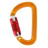 PETZL Sm'D Mousqueton asymétrique compact, léger et très polyvalent jaune