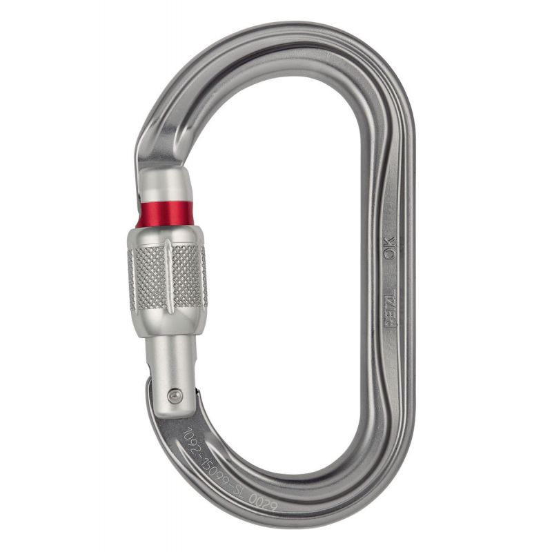 PETZL Mousqueton OK skruelås