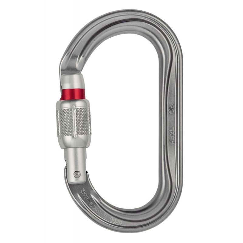 PETZL Mousqueton OK skruvlås