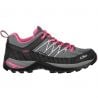Zapatos de montaña CMP RIGEL LOW WP (Grey Fuxia Ice) mujer