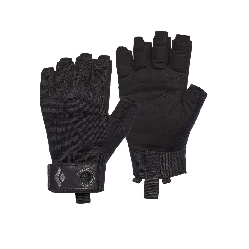 Klatrehandsker Black Diamond Crag Half-finger (Sort)