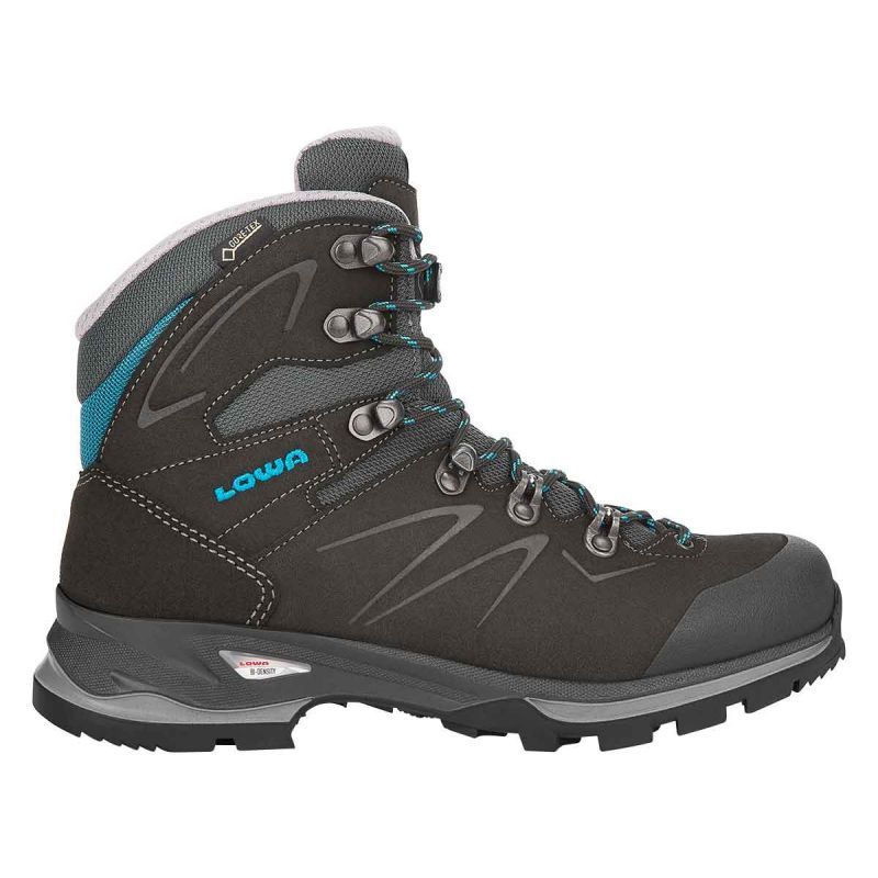 Turstøvler for kvinner Lowa Badia GTX (antrasitt/blå)