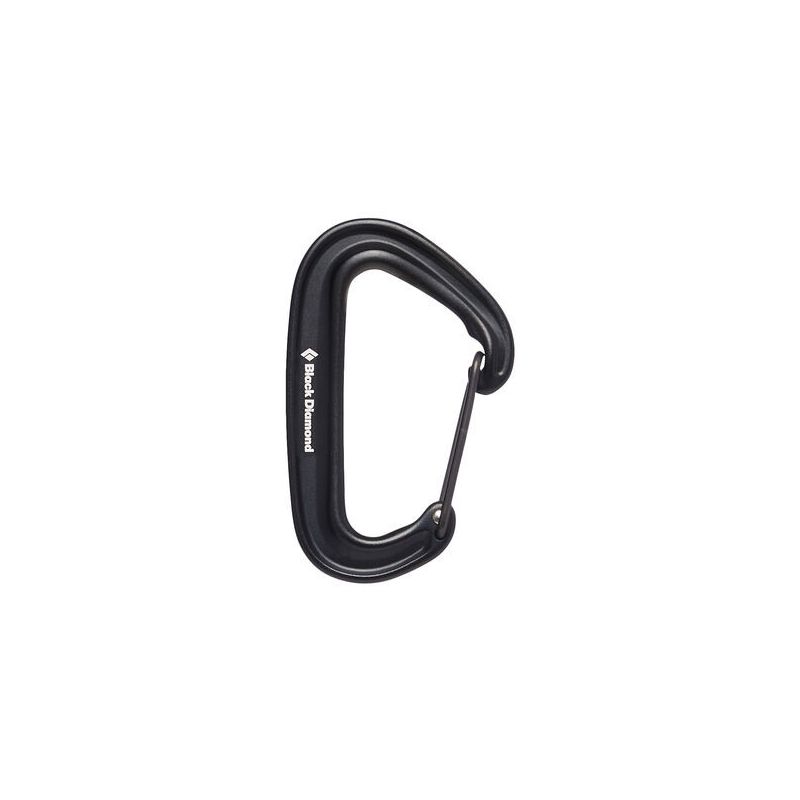 Moschettone Black Diamond Miniwire (nero)