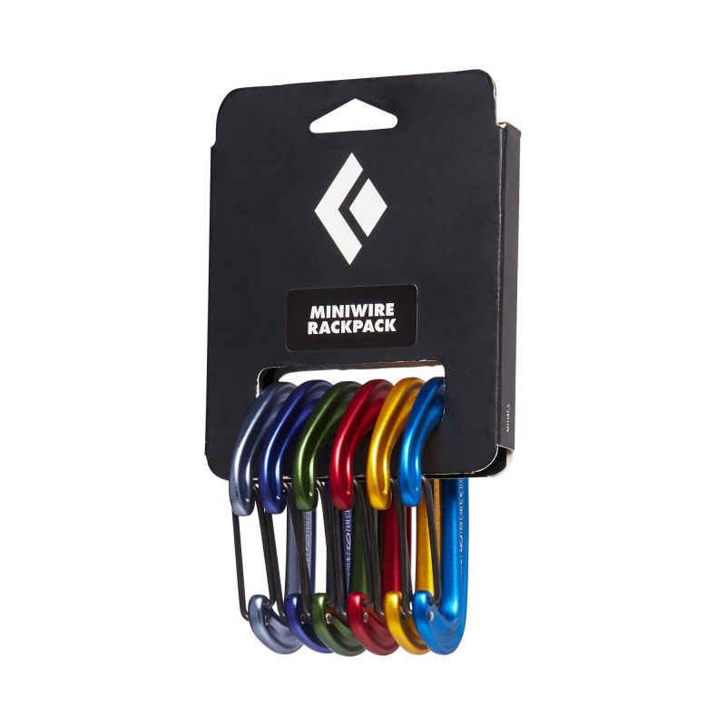 Karabinhage Black Diamond Miniwire Pack 6 (flerfarvet)