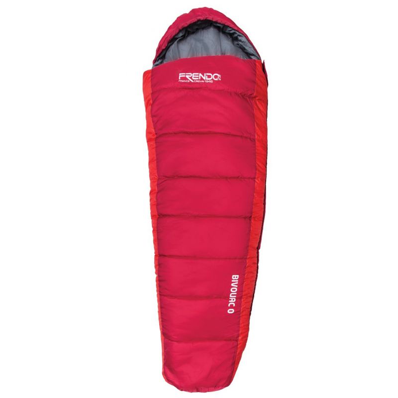 Saco de dormir Frendo Bivouac 0 (Derecha - Rojo/Naranja)