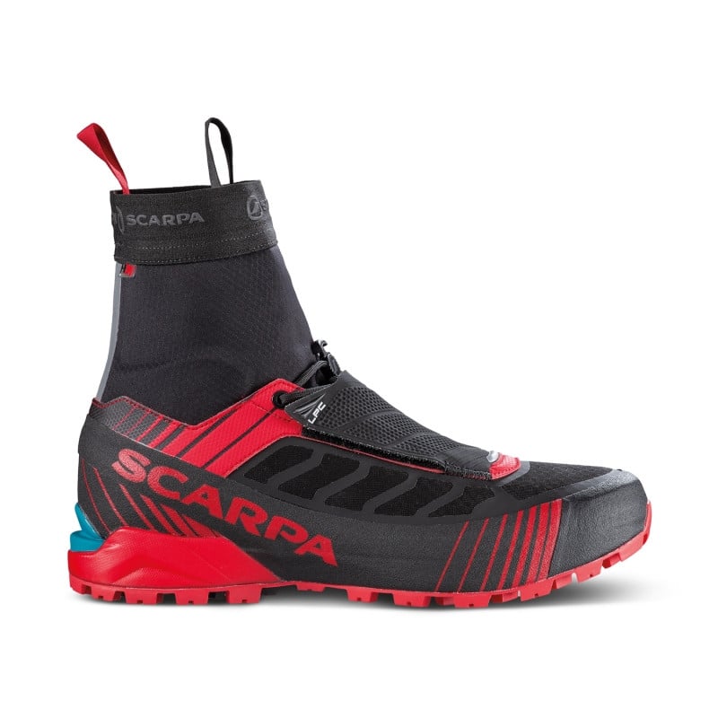 Men's fast mountaineering boot Scarpa Ribelle S HD (black/red)