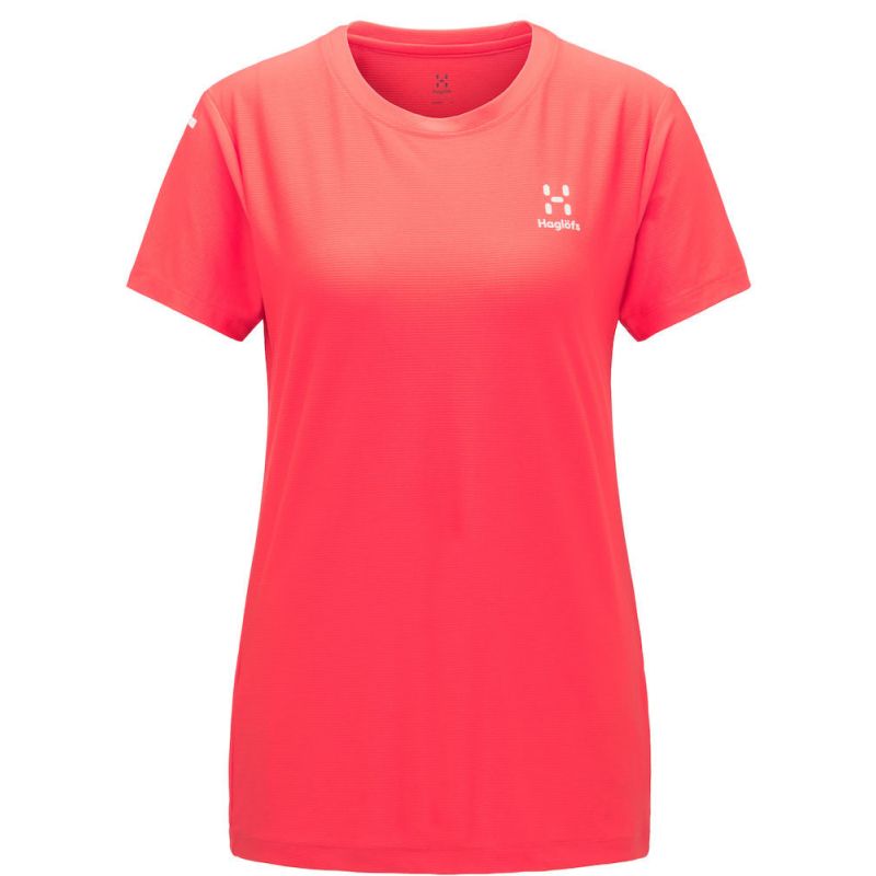 HAGLÖFS L.I.M Tech Tee (rosso ibisco) Donna