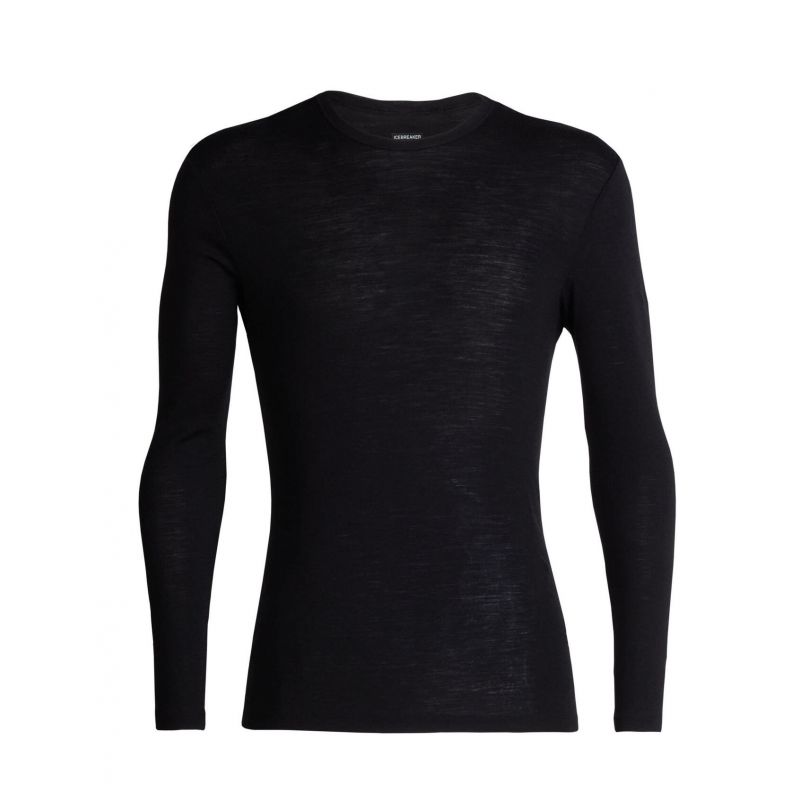 Herreundertøj Icebreaker Merino 175 Everyday Ls Crewe (Sort)