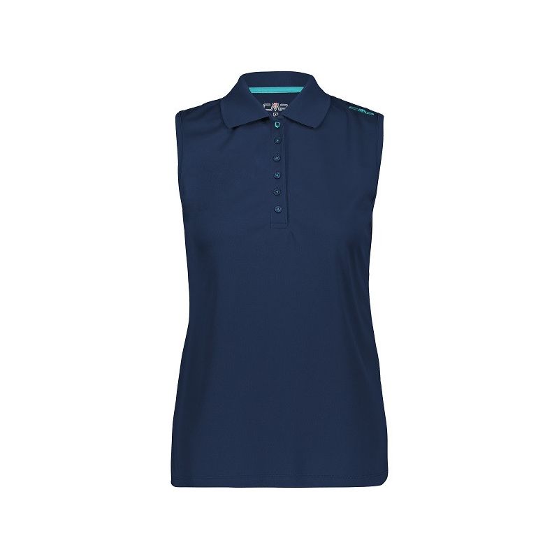 CMP WOMAN POLO SLEEVELESS (Blue) woman